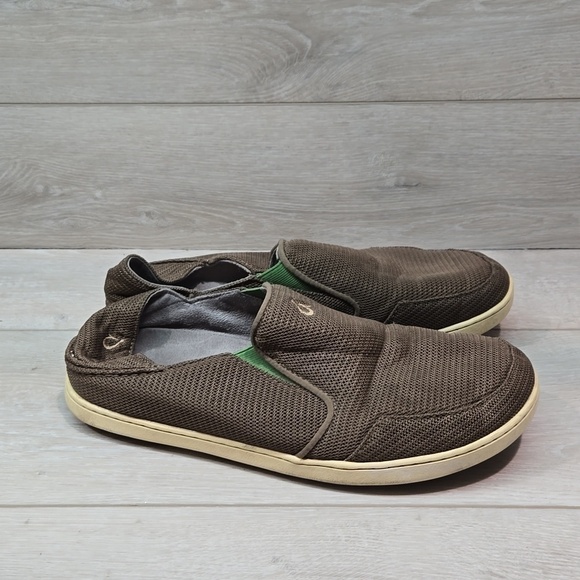Olukai Nohea mesh slip on Loafer moccasin shoes mens sz 9 main image 12
